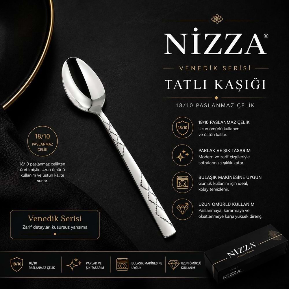 Nizza Venedik Tatlı Kaşık