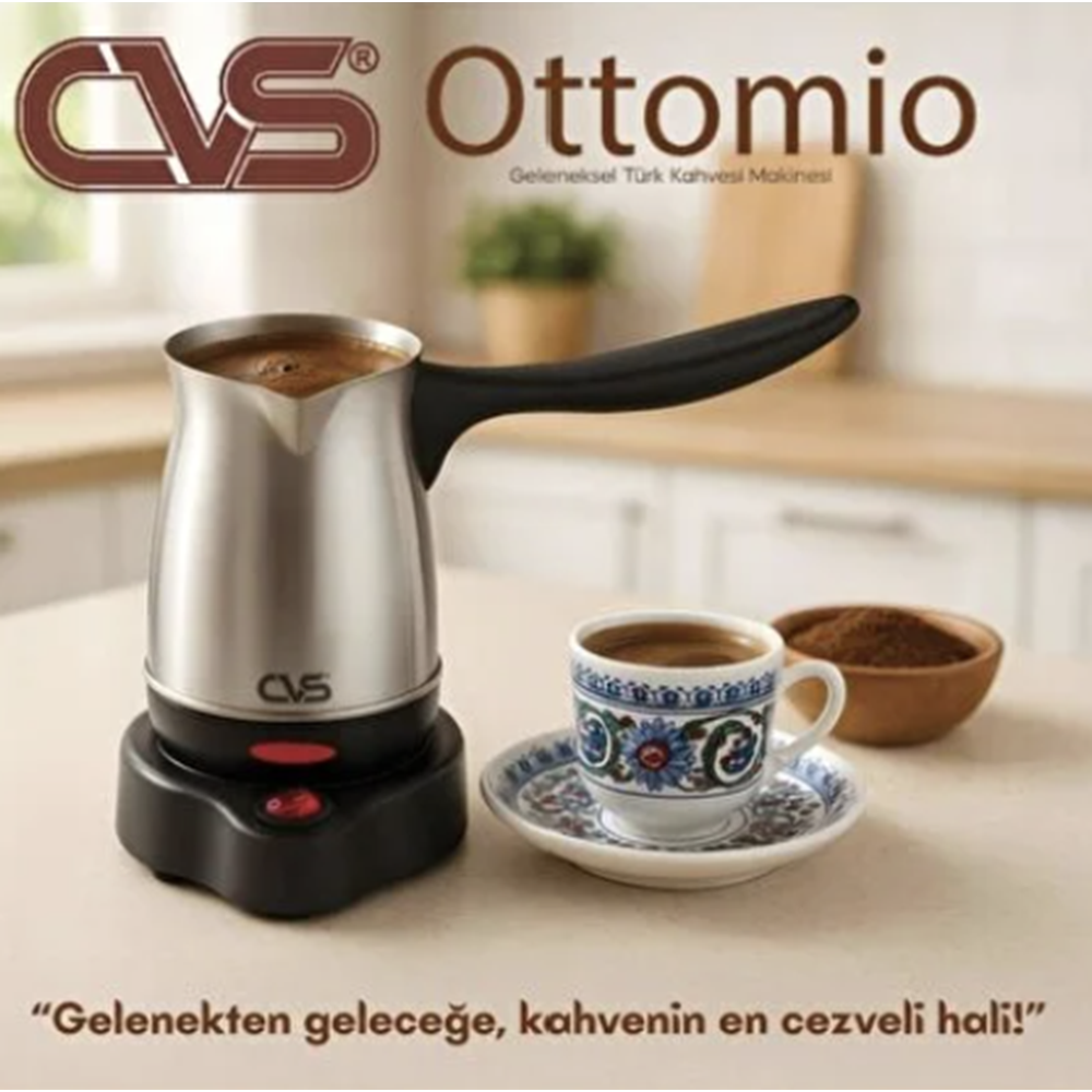 Cvs Ottomio Elektrikli Çelik Cezve (DN19832)