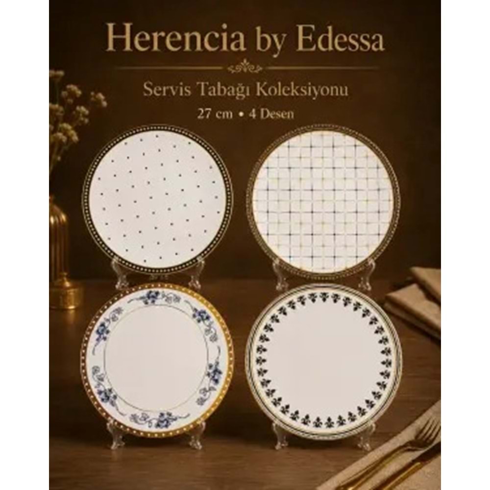 Herencıa Seramik Servis Tabağı