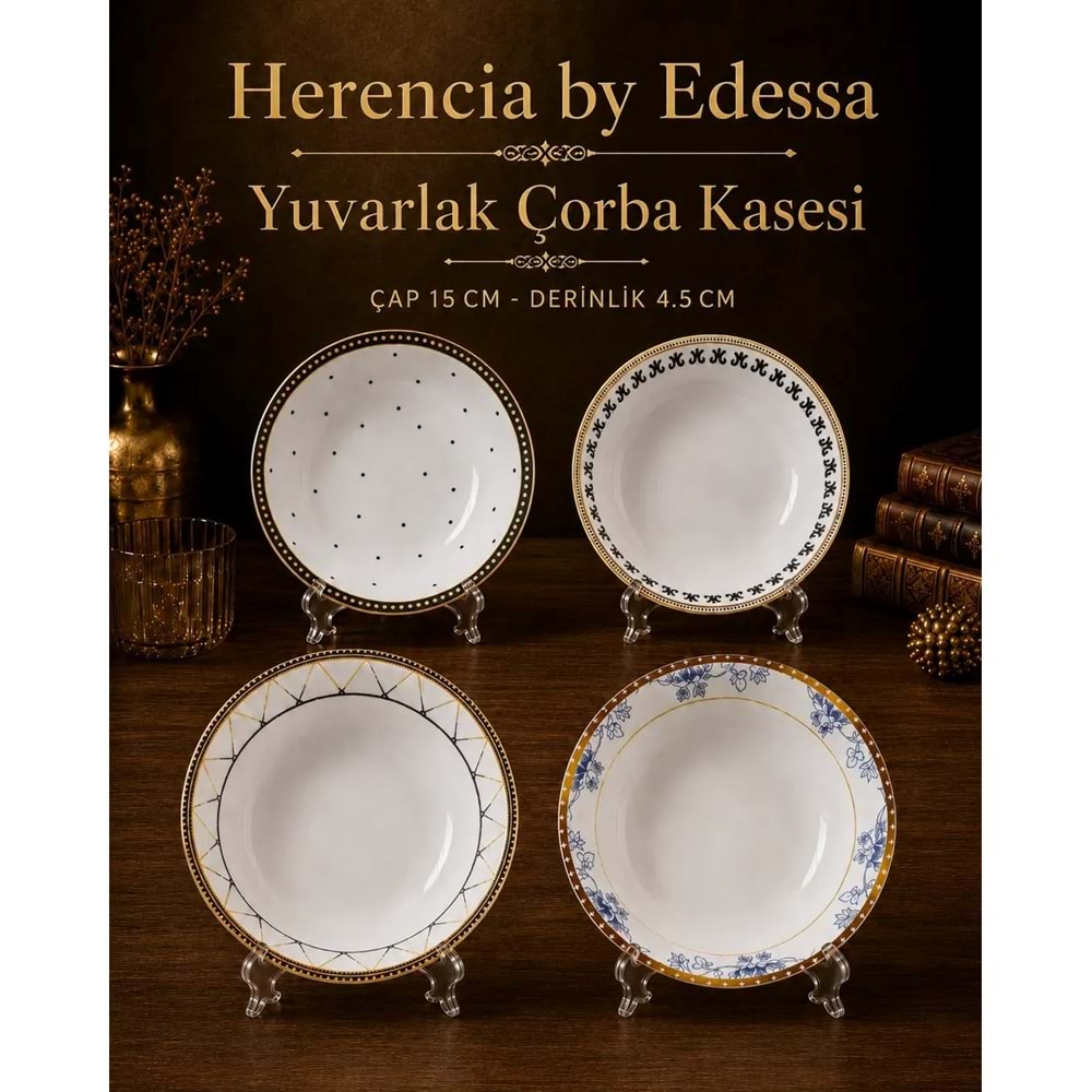 Herencıa Seramik Kase Tabağı