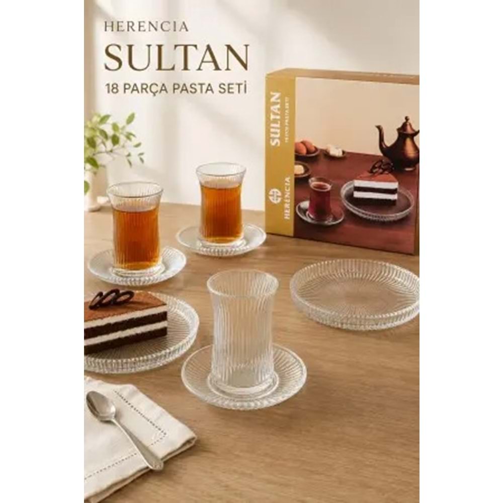 Herencıa Sultan İkram Pasta Seti 18 Parça