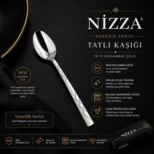 Nizza Venedik Tatlı Kaşık