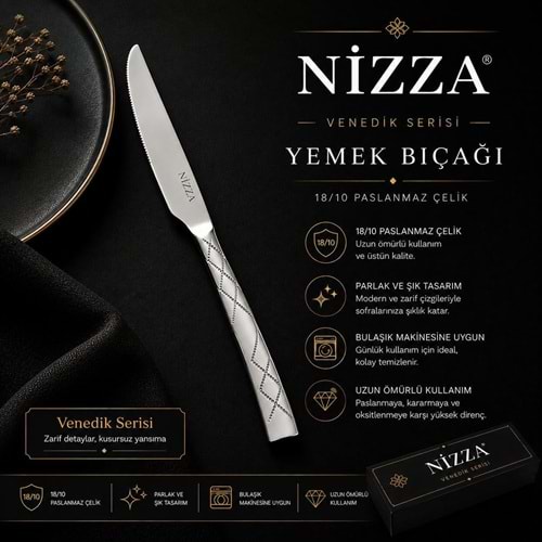 Nizza Venedik Yemek Bıçak