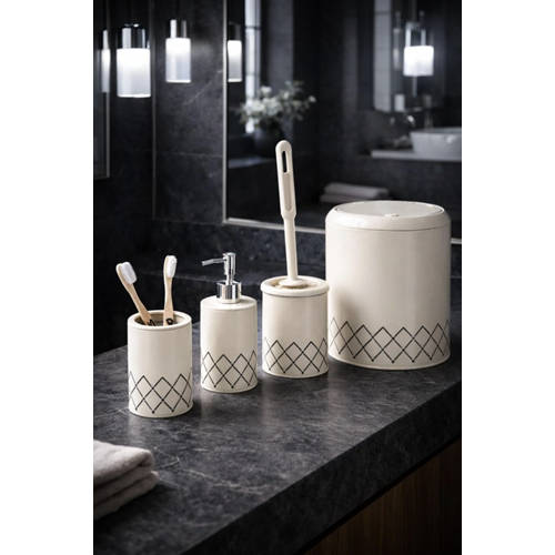 Vıchy Banyo Seti Metal 4 Parça