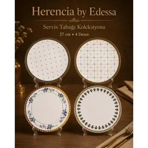 Herencıa Seramik Servis Tabağı
