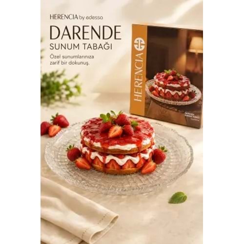 Herencıa Darende Lüks Pasta Sunum Tabağı