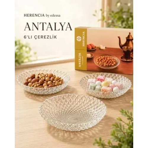 Herencıa Antalya Oval Çerez Seti 6 Lı