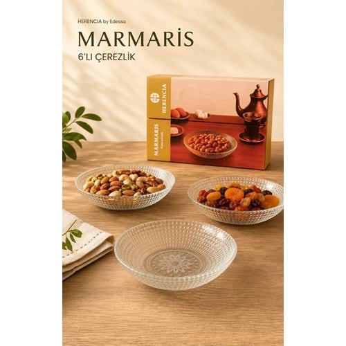 Herencıa Marmaris Oval Çerez Seti 6 Lı