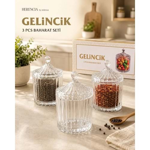 Herencıa Gelincik Baharat Seti 3 Lü