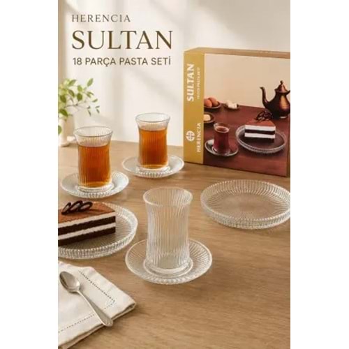 Herencıa Sultan İkram Pasta Seti 18 Parça
