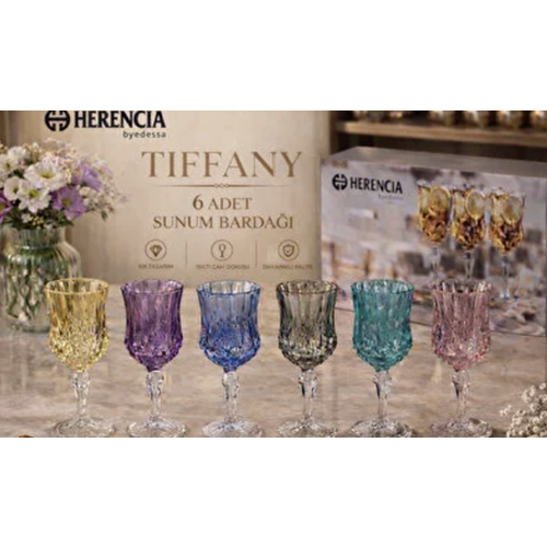 Herencıa Tıffany Kahve Yanı (Renkli)