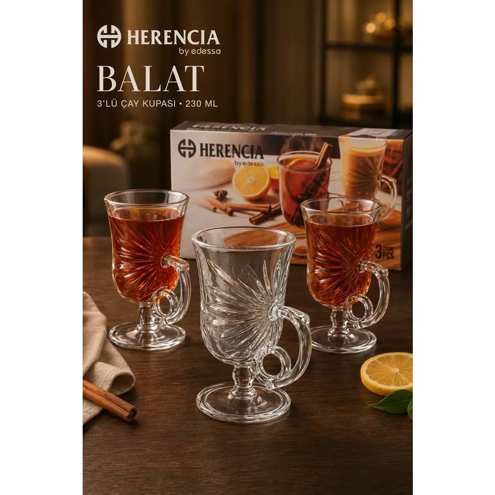 Herencıa Balat Kupa 3 Lü