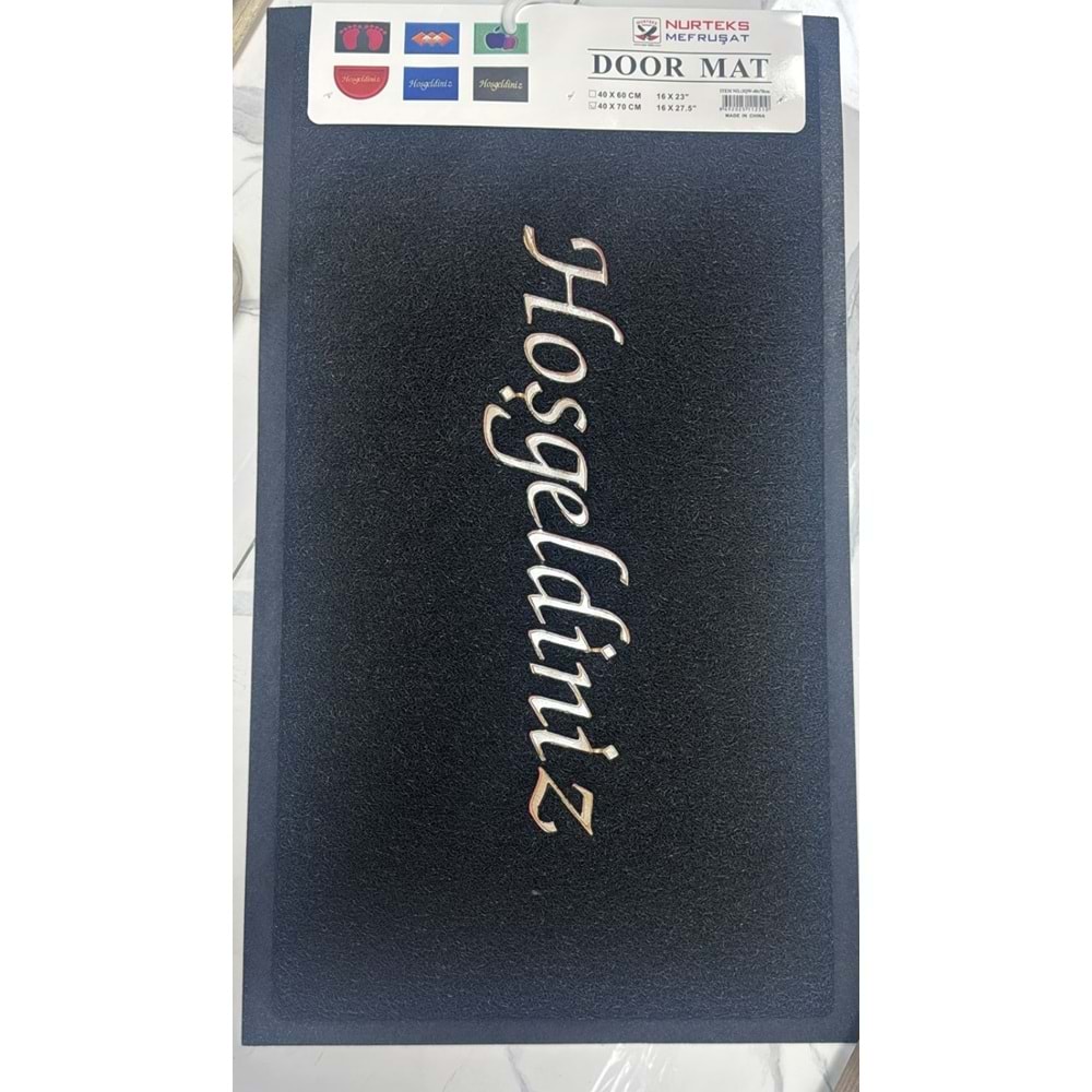 Nurteks Hoşgeldiniz Kapı Önü Paspas 40*60