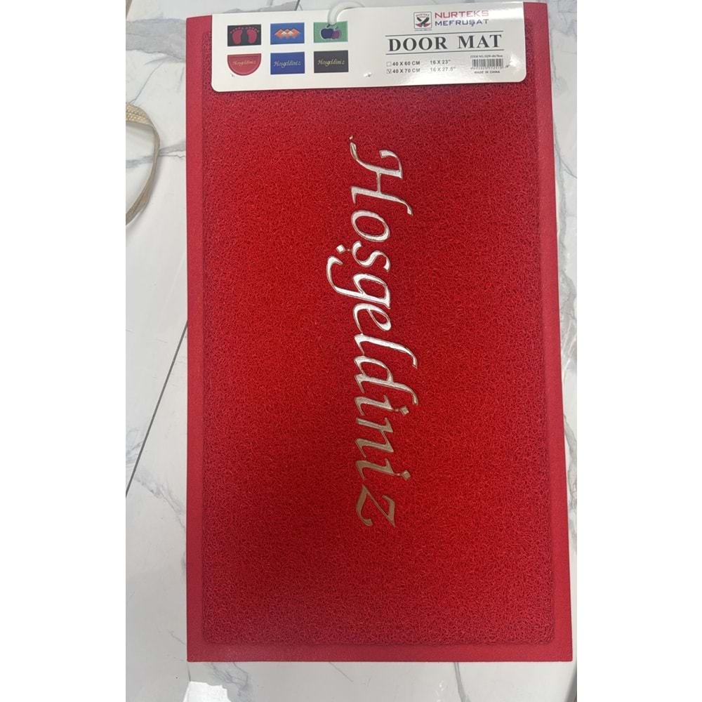 Nurteks Hoşgeldiniz Kapı Önü Paspas 40*70